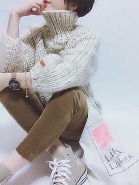 「atscelta」｜MISATO さん（レディース・161cm）の秋コーディネート