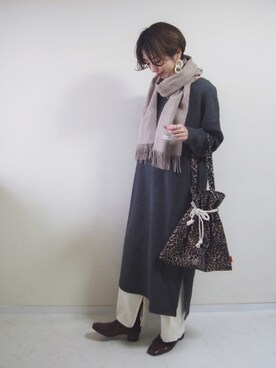 MISATO さん（レディース・161cm）の冬コーディネート