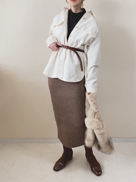 MISATO さん（レディース・161cm）の冬コーディネート