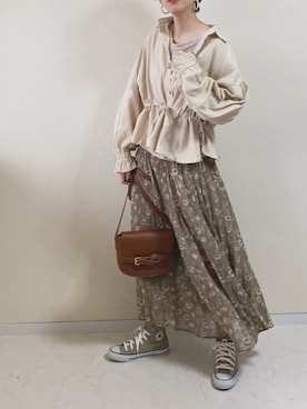 「RETOROGIRL」｜MISATO さん（レディース・161cm）の春コーディネート