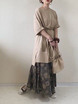 MISATO 使用「RETROGIRL（アラベスクプリーツスカート）」的時尚穿搭