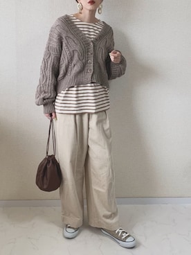 MISATO さん（レディース・161cm）の秋コーディネート