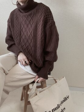 MISATO さん(レディース・161cm)の冬コーディネート