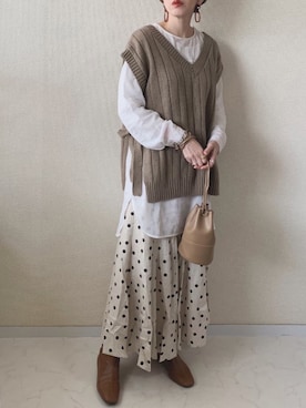 MISATO さん（レディース・161cm）の春コーディネート