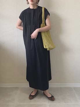 「Libra Cue（リブラ キュー）のアイテム（ワンピース/ドレス）」を使った、MISATO さん（レディース・161cm）の夏コーディネート
