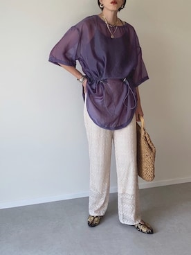 MISATO さん（レディース・161cm）の夏コーディネート