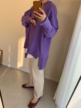 「DONOBAN（ドノバン）のアイテム（シューズ）」を使った、MISATO さん（レディース・161cm）の秋コーディネート