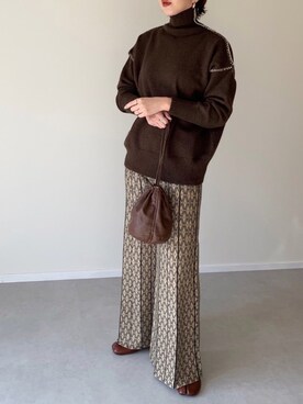 「DONOBAN（ドノバン）のアイテム（シューズ）」を使った、MISATO さん（レディース・161cm）の秋コーディネート