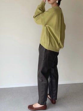 「DONOBAN（ドノバン）のアイテム（シューズ）」を使った、MISATO さん（レディース・161cm）の秋コーディネート