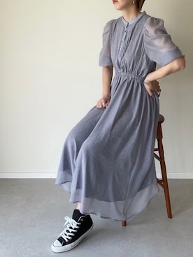 「OLIVE des OLIVE（オリーブデオリーブ）のアイテム（ワンピース/ドレス）」を使った、MISATO さん（レディース・161cm）の春コーディネート