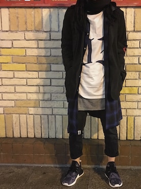 しゅんすけさん（メンズ・168cm）の冬コーディネート