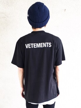 「vetements」｜「アイテム（ニットキャップ/ビーニー）」を使った、しゅんすけさん（メンズ・168cm）の夏コーディネート