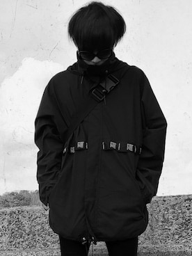 「vetements」｜「アイテム（ナイロンジャケット）」を使った、しゅんすけさん（メンズ・168cm）の冬コーディネート
