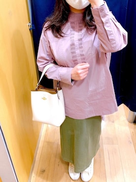 コーチ チャーリー バケット バッグ　レザー　ピンク　89102 COACH コーチ バッグ 89102 新作 ブティックライン チャーリー