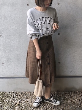 Kie さん（レディース・162cm）の秋コーディネート