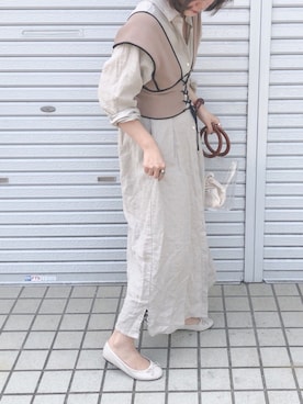 「RAZIEL（ラジエル）のアイテム」を使った、Kie さん（レディース・162cm）の春コーディネート