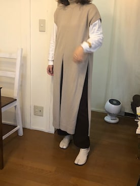 「ISOOK（アイスー）のアイテム（アクセサリー）」を使った、Kie さん（レディース・162cm）の秋コーディネート