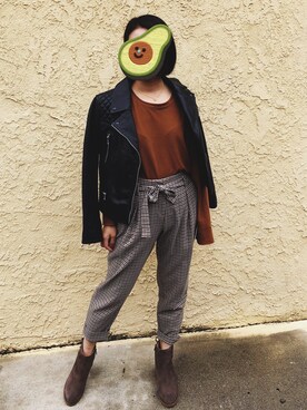 「UGG（アグ）のアイテム（ブーティ）」を使った、natsuakiraさん（レディース・160cm）の秋コーディネート