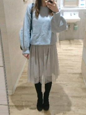 mkさん（レディース・163cm）の冬コーディネート