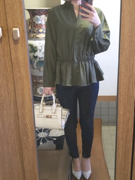 「NET（ネット）のアイテム（パンプス）」を使った、mkさん（レディース・163cm）の春コーディネート