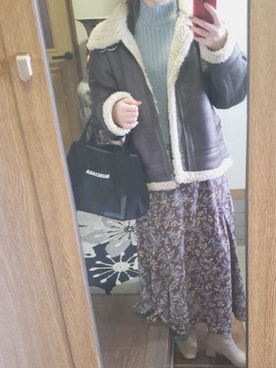 mkさん（レディース・163cm）の冬コーディネート