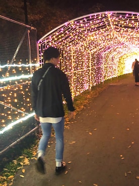 「LIDNM（リドム）のLIDNM/リドム/マイクロスパンリングジップシャツ（シャツ/ブラウス）」を使った、しんくんさん（メンズ・177cm）の冬コーディネート