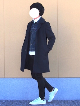 「ドラフトリーバイス」｜「アイテム（その他）」を使った、teaさん（メンズ・171cm）の冬コーディネート
