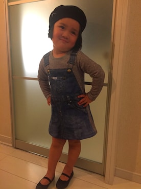 「StompStamp（ストンプスタンプ）のアイテム（ワンピース/ドレス）」を使った、chinatsutokunagaさん（キッズ・100cm）の春コーディネート