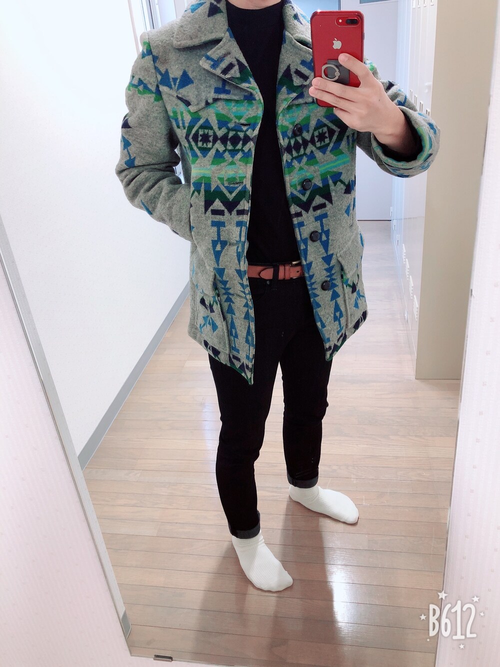 「PENDLETONのアイテム（テーラードジャケット、その他）」を使った、10NAさん（メンズ・177cm）の冬コーディネートの1枚目の写真