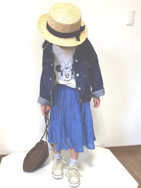 miiiさん（キッズ・110cm）の春コーディネート