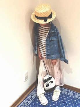 miiiさん（キッズ・110cm）の春コーディネート