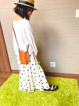 「RETRO GIRL（レトロガール）のアイテム」を使った、miiiさん（キッズ・146cm）の夏コーディネート