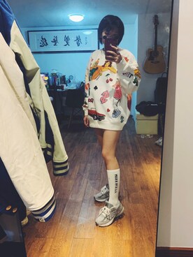 「sport style」｜-煎餅少女-さん（レディース・155cm）の冬コーディネート