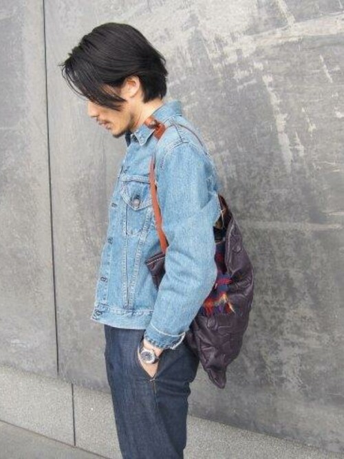 93（45Ｒ ルクアイーレ）｜LEVI'S VINTAGE CLOTHINGのデニムジャケットを使ったコーディネート - WEAR