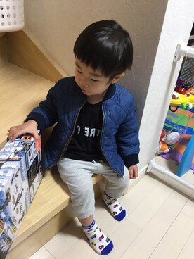 ゆいてぃ★さん（キッズ・80cm）の冬コーディネート