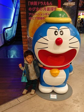 「XLARGE KIDS（エクストララージキッズ）のアイテム（パーカー、グレー系）」を使った、ゆいてぃ★さん（キッズ・80cm）の春コーディネート