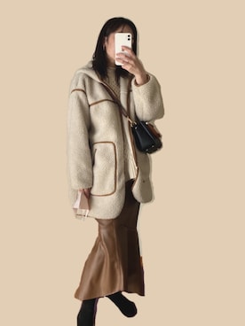 山下あさみ(サミー)さん（レディース・156cm）の冬コーディネート