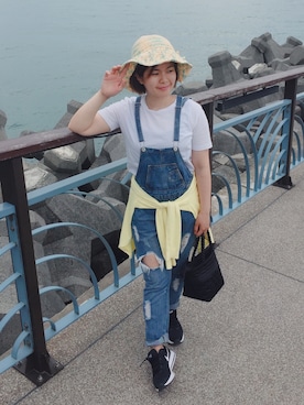 「NaRaYaのアイテム」を使った、Tracy  😊さん（レディース・152cm）の春コーディネート