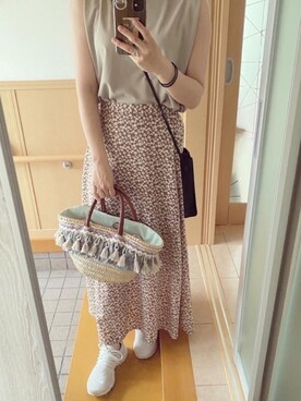 「PURのアイテム」を使った、ri_sta128さん（レディース・162cm）の夏コーディネート