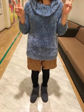 こころさん（レディース・162cm）の冬コーディネート