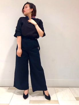 「TICCA（ティッカ）のアイテム」を使った、YUKA  MAKINOさん（レディース・158cm）の冬コーディネート