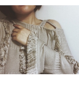 「Ameri（アメリ）のアイテム（トップス）」を使った、YUKA  MAKINOさん（レディース・158cm）の冬コーディネート