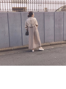 「Ameri（アメリ）のアイテム（ジャケット/アウター）」を使った、YUKA  MAKINOさん（レディース・158cm）の冬コーディネート