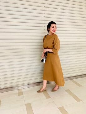 YUKA MAKINOさん(レディース・158cm)の春コーディネート