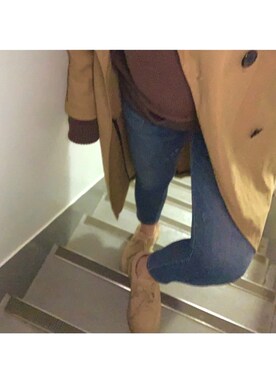 YUKA  MAKINOさん（レディース・158cm）の春コーディネート