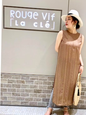 「upper hights」｜「アイテム（ワンピース/ドレス）」を使った、YUKA  MAKINOさん（レディース・158cm）の春コーディネート