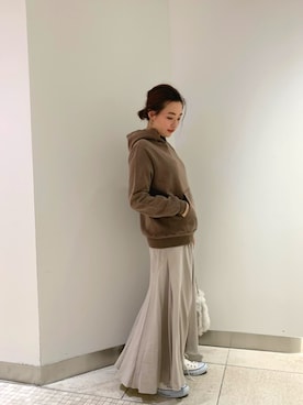 「REMI RELIEF（レミレリーフ）のアイテム」を使った、YUKA  MAKINOさん（レディース・158cm）の冬コーディネート