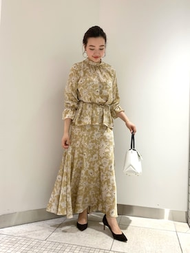 「FONCE（フォンセ）のアイテム」を使った、YUKA  MAKINOさん（レディース・158cm）の冬コーディネート