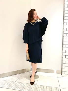 「FONCE（フォンセ）のアイテム」を使った、YUKA  MAKINOさん（レディース・158cm）の冬コーディネート