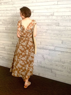 「FONCE（フォンセ）のアイテム」を使った、YUKA  MAKINOさん（レディース・158cm）の春コーディネート